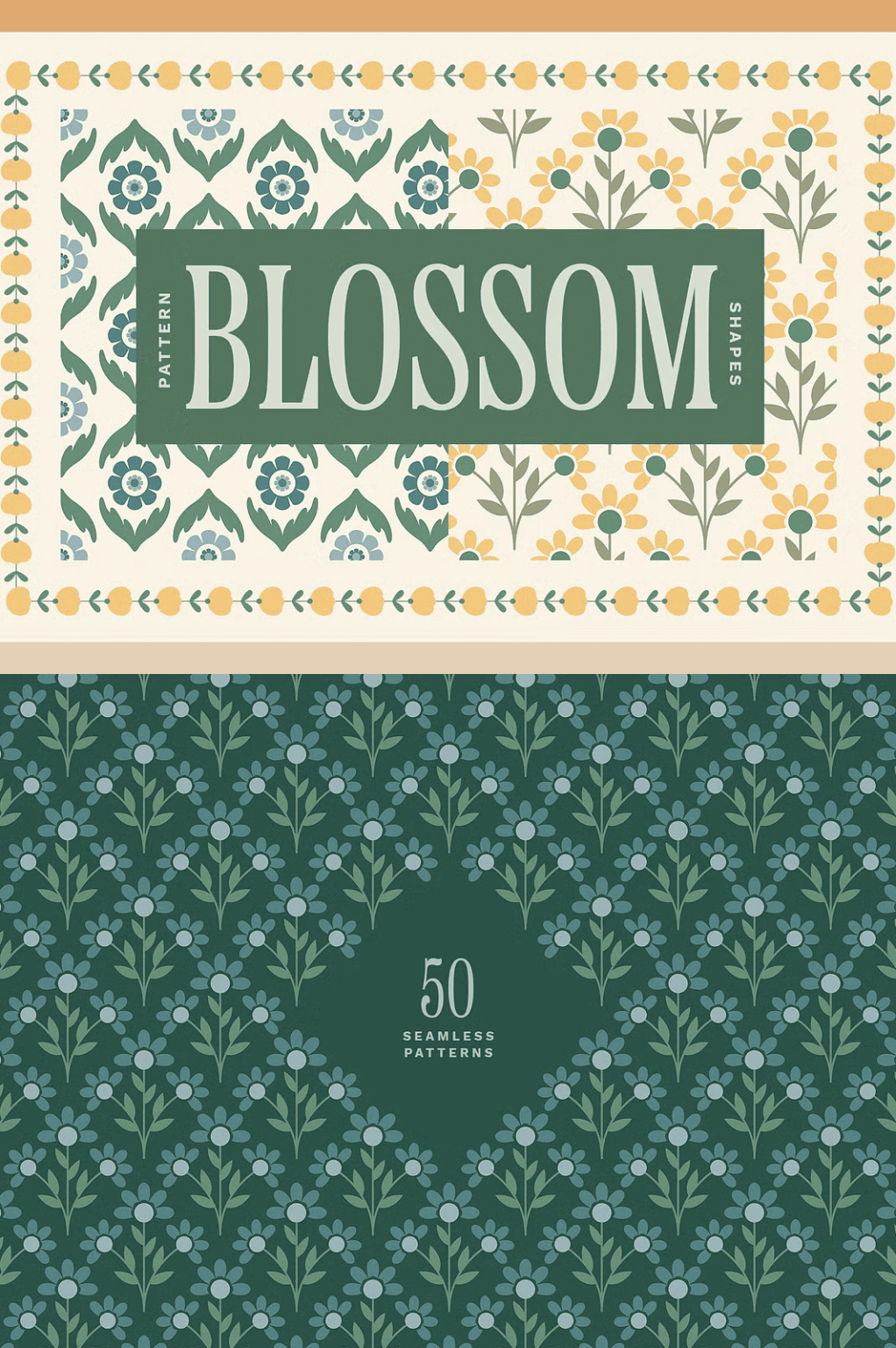 Blossom - Earthy Patterns & Shapes - Studio Still - Graphic Design