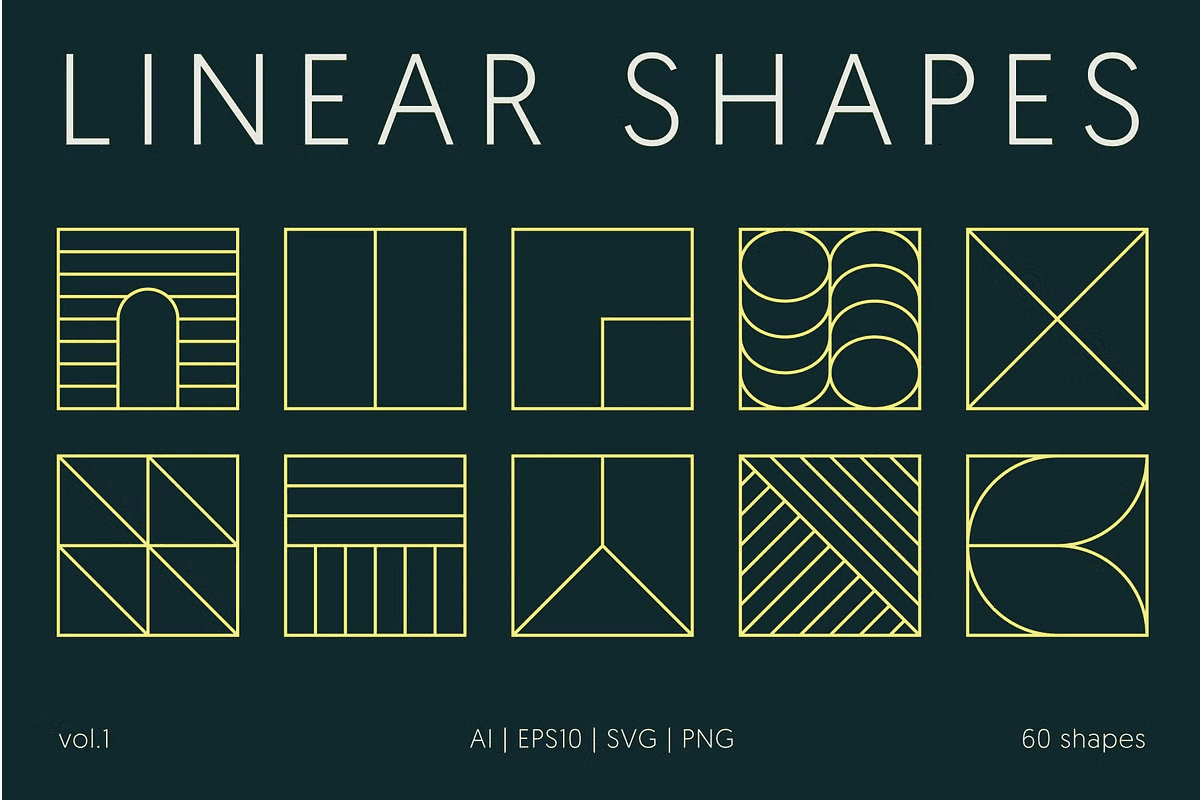 Linear Shapes - Vol.1 - Studio Still - Graphic Design