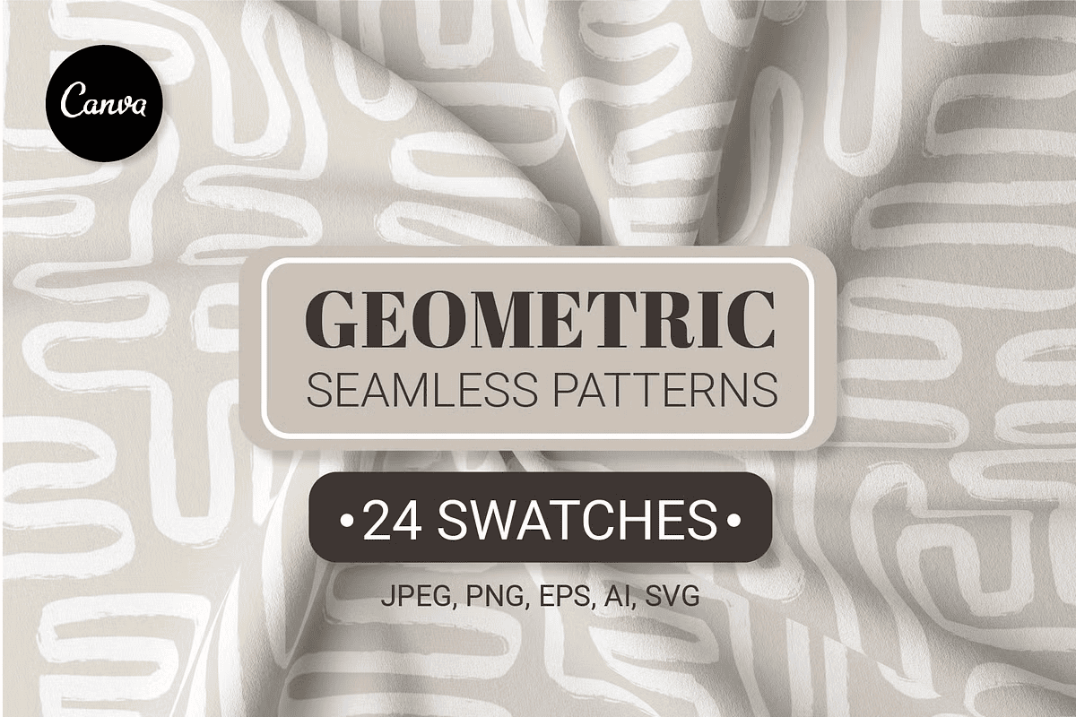 Organic Shapes Seamless Patterns - Studio Still - Graphic Design